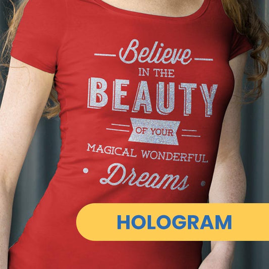 Hologram Heat Transfer Vinyl - 20" Roll